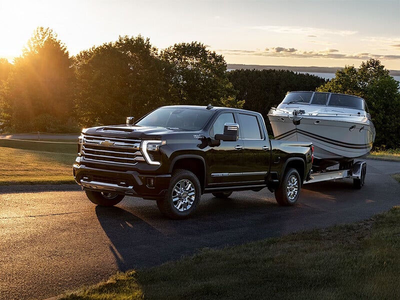 Truck Towing Boat